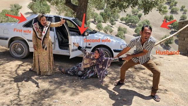 Morad:the husband plans to go shopping in the city and opposes taking his second wife with him. Morad:the husband plans to go shopping in the city and opposes taking his second wife with him.