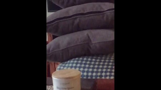 Jumping on pillows Jumping on pillows