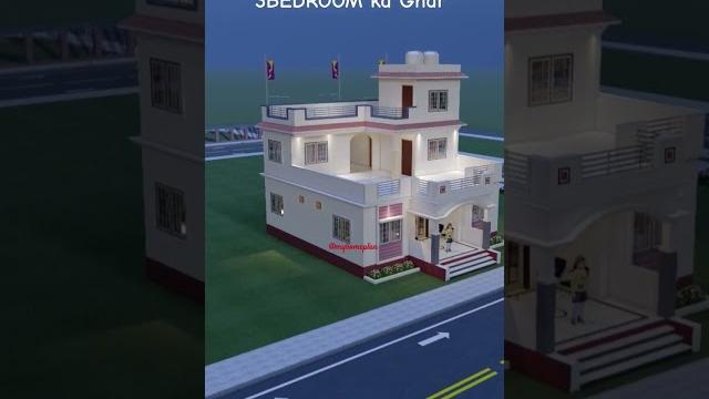 Village house design #ghar #3d #house Village house design #ghar #3d #house