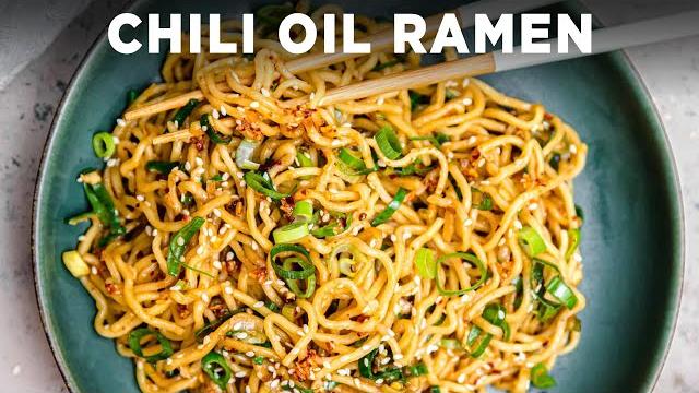 Chili oil ramen Chili oil ramen