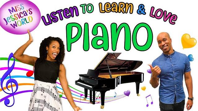 Learn about the piano in miss jessica's world - piano knowledge for kids - "listen learn & love" Learn about the piano in miss jessica's world - piano knowledge for kids - "listen learn & love"