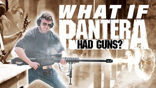 Pantera - domination: gun cover with full band Pantera - domination: gun cover with full band