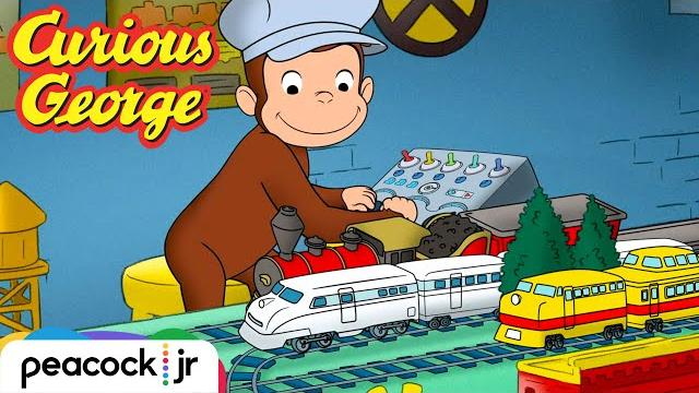 Toy train disaster | curious george Toy train disaster | curious george