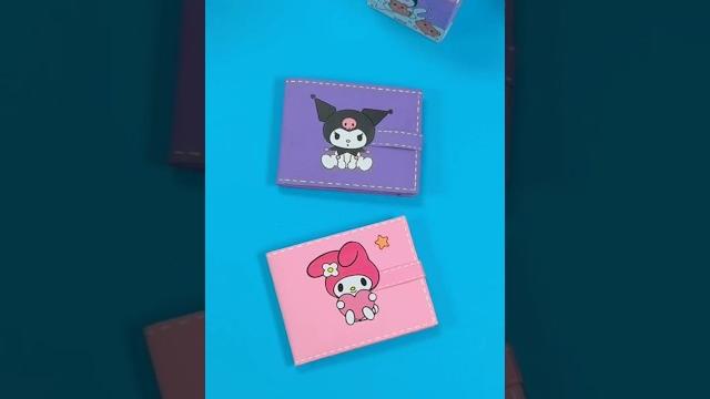 Kuromi & my melody paper wallet diy! sanrio craft Kuromi & my melody paper wallet diy! sanrio craft