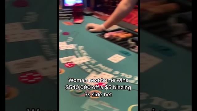 Woman wins $500,000 off black jack side bet Woman wins $500,000 off black jack side bet