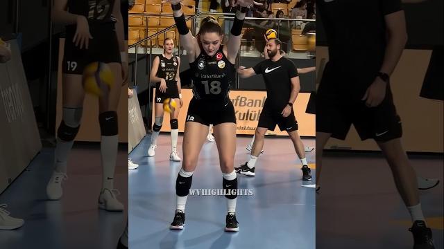 Zehra gunes pre-game warm up - turkish women volleyball star Zehra gunes pre-game warm up - turkish women volleyball star