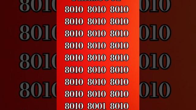 Find the number #8001 #quiz Find the number #8001 #quiz