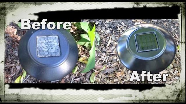 Quick & easy way to clean, renew & restore solar pathway lights! wow!! looks brand new!!! Quick & easy way to clean, renew & restore solar pathway lights! wow!! looks brand new!!!
