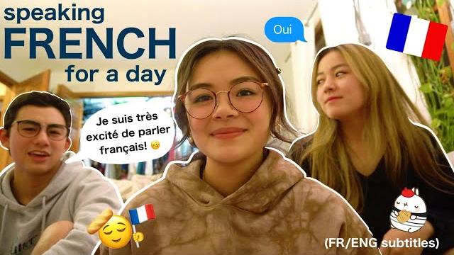 Speaking french for a day to my siblings!!! Speaking french for a day to my siblings!!!