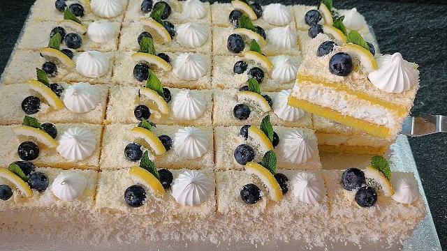 Самые вкусные безейно-лимонные нарезные пирожные свежесть! бюджетно! нежнейшие, тают во рту! Самые вкусные безейно-лимонные нарезные пирожные свежесть! бюджетно! нежнейшие, тают во рту!