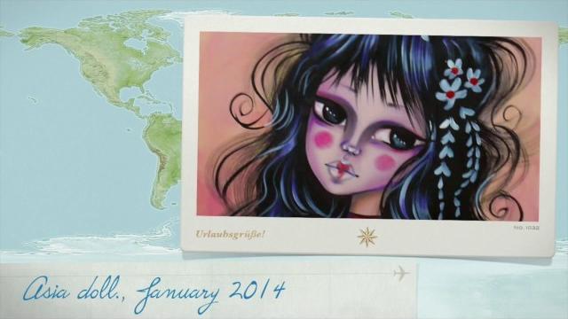 Asia doll video one the drawing. Asia doll video one the drawing.