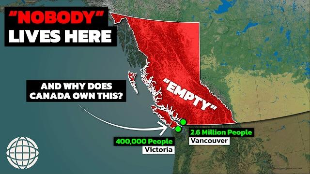 Why "nobody" lives in the vast majority of british columbia Why "nobody" lives in the vast majority of british columbia