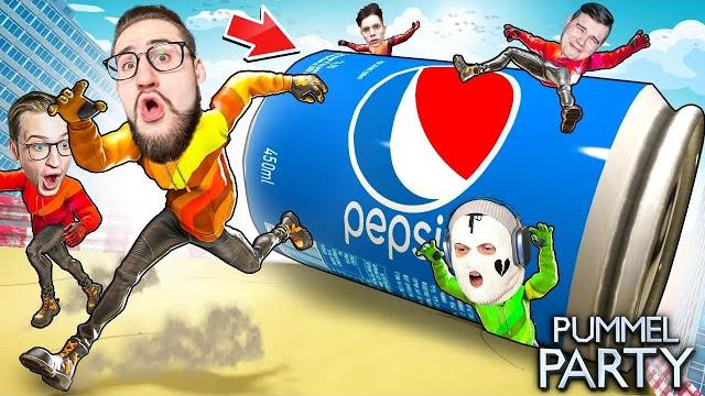 Смех до слез! гигансткая банка сейчас всех раздавит! угарные соревнования банды ютуба в pummel party Смех до слез! гигансткая банка сейчас всех раздавит! угарные соревнования банды ютуба в pummel party