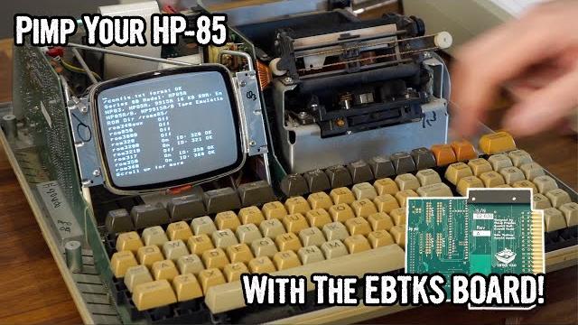 Ebtks add-on board for the hp-85 vintage computer Ebtks add-on board for the hp-85 vintage computer