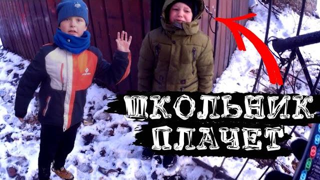 Наказал школьника за паркур на гаражах! Наказал школьника за паркур на гаражах!