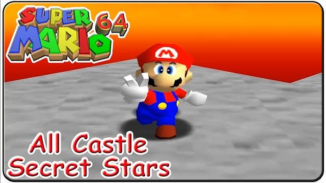 Super mario 64 all 15 castle secret stars Super mario 64 all 15 castle secret stars