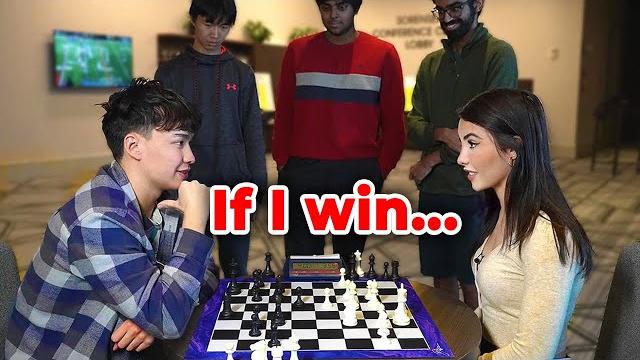 Beat me at chess, win my number Beat me at chess, win my number
