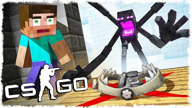 Не входи туда!!! стив vs эндермен!!! угарный маньяк в cs:go!!! Не входи туда!!! стив vs эндермен!!! угарный маньяк в cs:go!!!