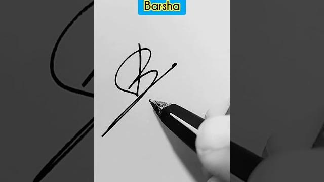 How to get b signature | b signature style #shorts How to get b signature | b signature style #shorts