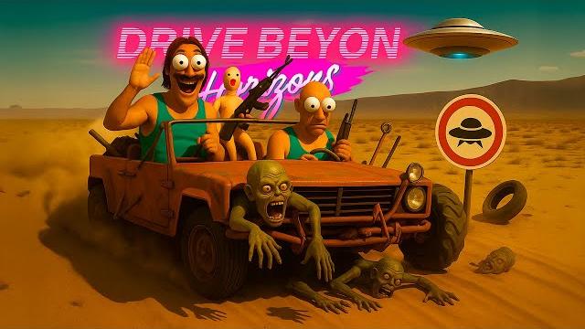 50 км co-op хардкора на тачке в пустыне - drive beyond horizons 50 км co-op хардкора на тачке в пустыне - drive beyond horizons