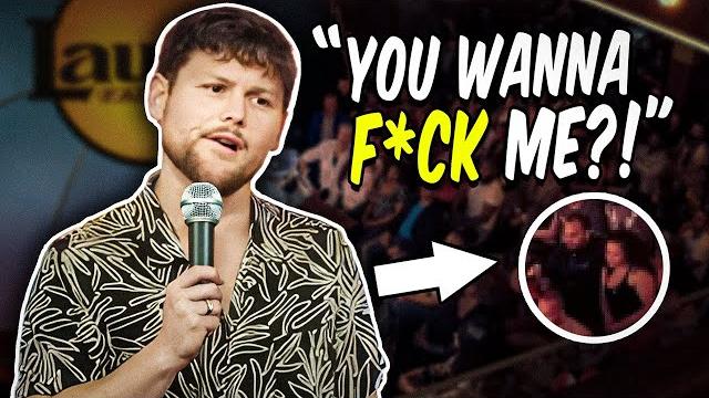 Swinger couple tries to seduce comedian Swinger couple tries to seduce comedian