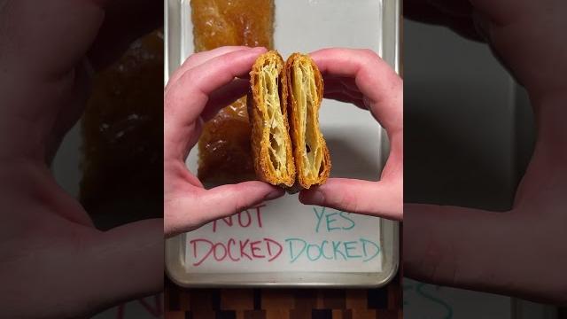 The reason for docking in baking The reason for docking in baking