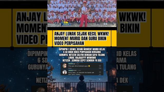 Viral perpisahan sd ada yang janggal #shorts Viral perpisahan sd ada yang janggal #shorts