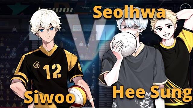 The spike - volleyball ! 3x3 ! siwoo vs seolhwa & hee sung ! full gameplay ! the spike mobile The spike - volleyball ! 3x3 ! siwoo vs seolhwa & hee sung ! full gameplay ! the spike mobile