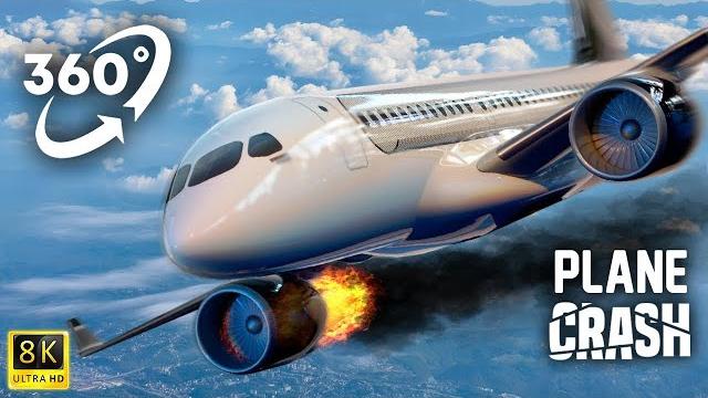 Vr plane crash experience in virtual reality 360 video Vr plane crash experience in virtual reality 360 video