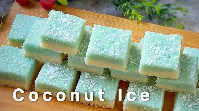 Coconut ice | 4-ingredient christmas sweet Coconut ice | 4-ingredient christmas sweet