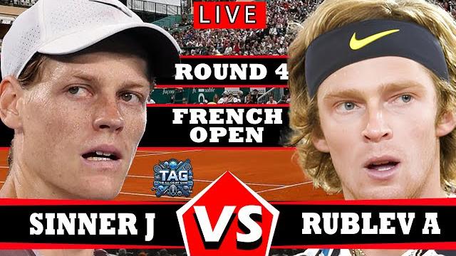 Live: sinner j vs rublev a • french open 2025 #round4 #sinner #lehecka #tennis #atp #wta Live: sinner j vs rublev a • french open 2025 #round4 #sinner #lehecka #tennis #atp #wta