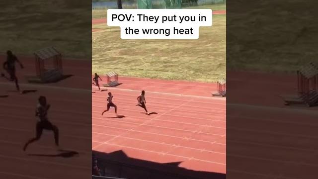 When you are too fast for your heat #shorts When you are too fast for your heat #shorts