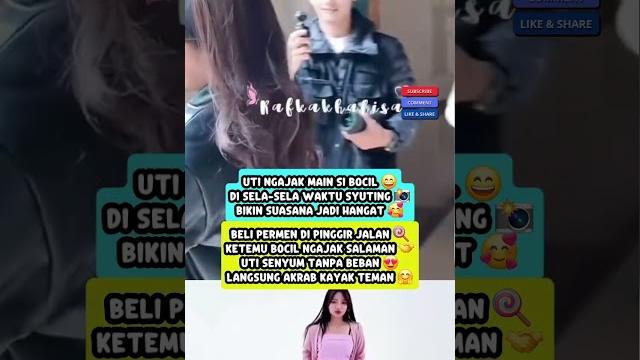 Uti ngajak main si bocil di sela-sela waktu syuting bikin suasana jadi hangat #fujian #verrel Uti ngajak main si bocil di sela-sela waktu syuting bikin suasana jadi hangat #fujian #verrel