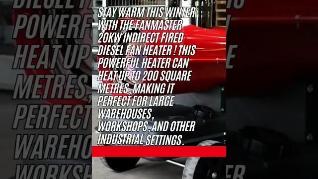 Our 20kw indirect fired diesel heater is the perfect way to add some warmth in this chilly weather! Our 20kw indirect fired diesel heater is the perfect way to add some warmth in this chilly weather!