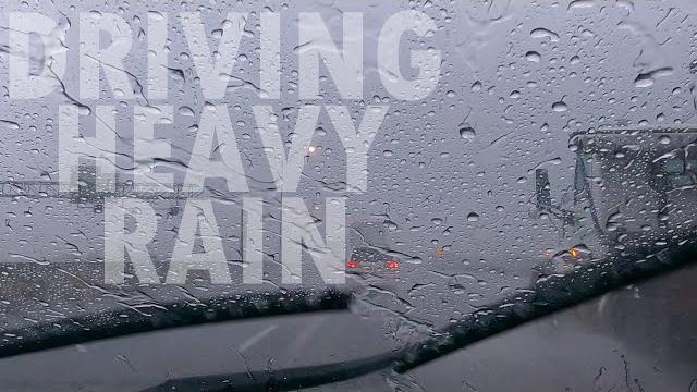 Heavy rain and thunder driving for sleeping, study, and relaxation Heavy rain and thunder driving for sleeping, study, and relaxation