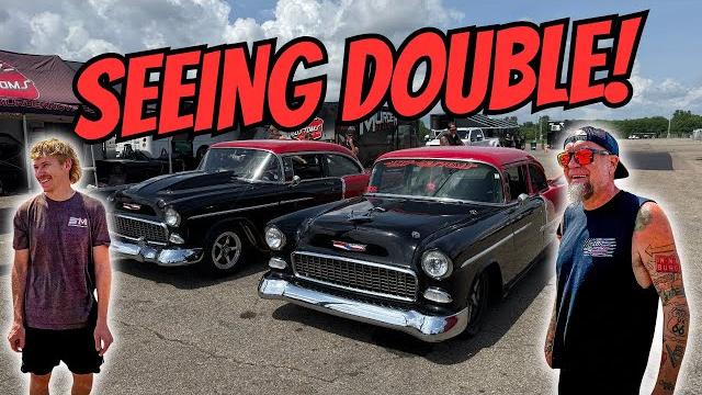 Twin '55 chevy's! street racing channel billy brings his belair over for a comparison! let's cruise! Twin '55 chevy's! street racing channel billy brings his belair over for a comparison! let's cruise!