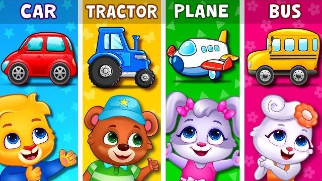 Learn vehicle names & vehicle sounds for kids | toddler learning video | rv appstudios Learn vehicle names & vehicle sounds for kids | toddler learning video | rv appstudios