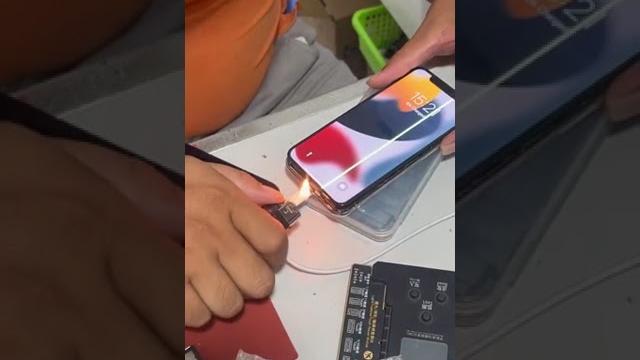 How to fix line or dead pixel lcd on iphone #shorts How to fix line or dead pixel lcd on iphone #shorts