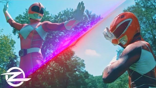 Pink ranger vs. red ranger | live action power ranger fight! Pink ranger vs. red ranger | live action power ranger fight!