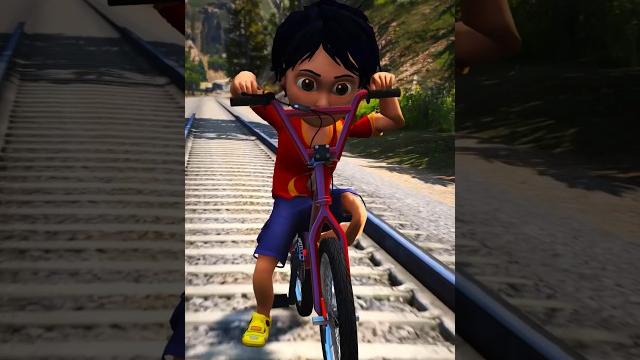 Gta v: shiva stopping thomas the train #shorts #trains Gta v: shiva stopping thomas the train #shorts #trains