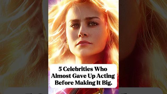 5 celebrities who almost gave up acting before making it big.#celebrity#hollywood#famous#fyp#usa 5 celebrities who almost gave up acting before making it big.#celebrity#hollywood#famous#fyp#usa