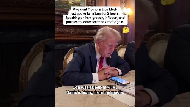 Trump & elon musk interview Trump & elon musk interview