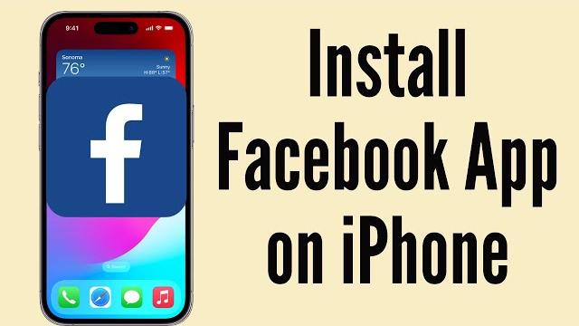 How to install facebook app on iphone How to install facebook app on iphone