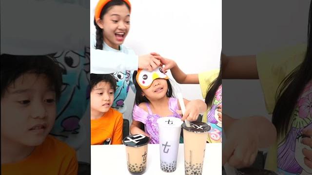 Boba challenge with ariana Boba challenge with ariana