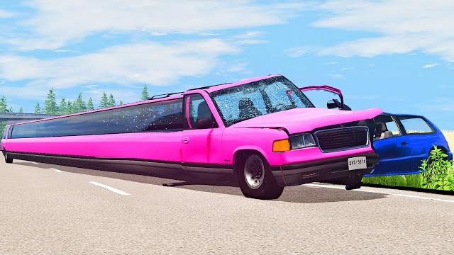 Самый длинный лимузин в мире - beamng drive Самый длинный лимузин в мире - beamng drive