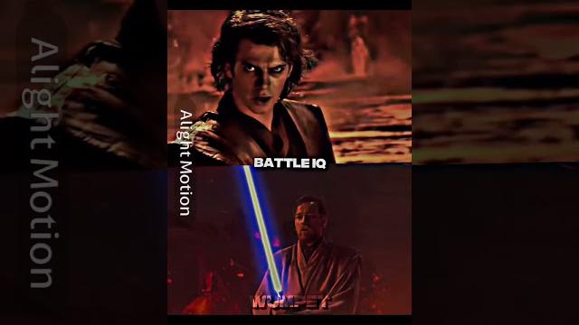 Anakin vs obi-wan Anakin vs obi-wan
