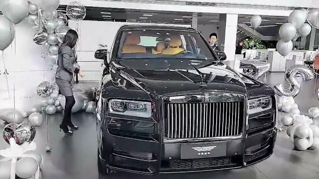 在石250:劳斯莱斯库里南交车仪式 在石250:劳斯莱斯库里南交车仪式