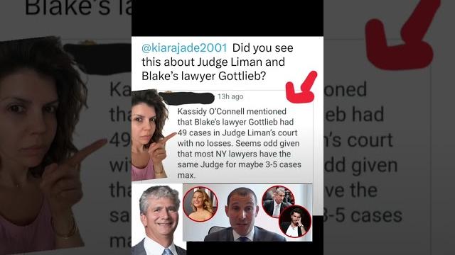 Anyone knows if this is true about judge liman and blake's lawyer gottlieb? #blake #justinbaldoni Anyone knows if this is true about judge liman and blake's lawyer gottlieb? #blake #justinbaldoni
