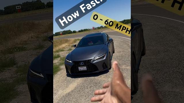 0-60 mph | lexus is 350 f-sport 0-60 mph | lexus is 350 f-sport