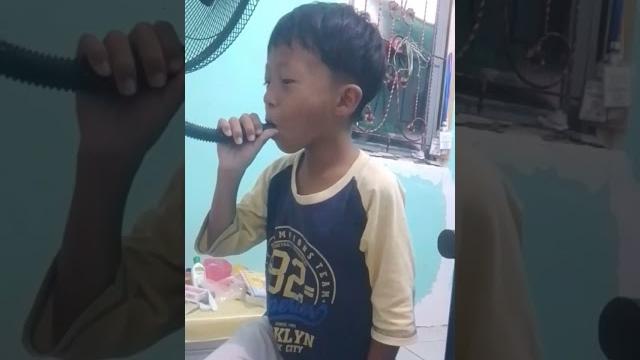 Bocil merokok dari kipas angin #youtube Bocil merokok dari kipas angin #youtube